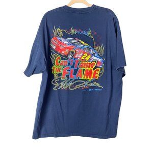 Vintage Jeff Gordon Nascar T Shirt Hot Seat #24 Can't Tame the Flame Cotton XL